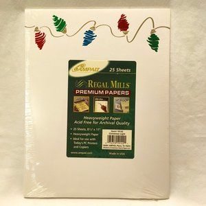 Holiday Christmas Lights Premium Letterhead
